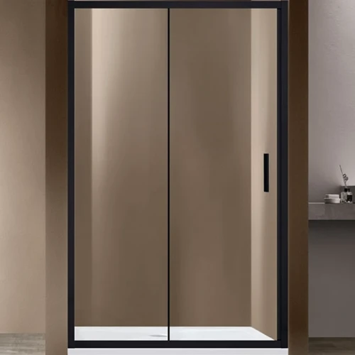 Душевая дверь Vincea Garda 105 VDS-1G105CLB профиль Черный стекло прозрачное