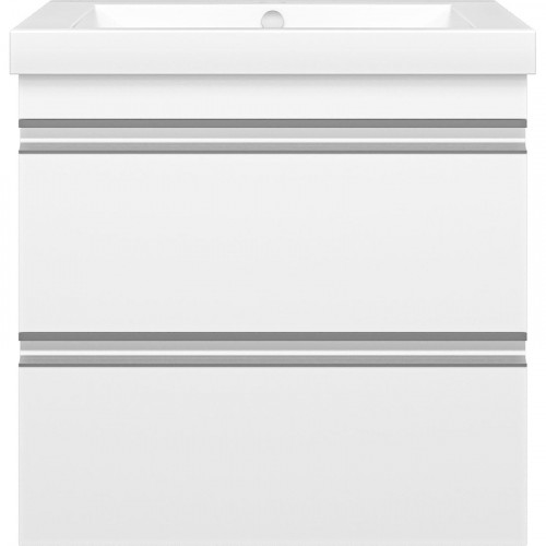 Тумба с раковиной Misty Ингрид 60 УТ000015040 подвесная Белая