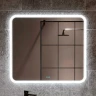 Зеркало Alavann Anna 90 ALV0020016 с подсветкой цвет Белый с сенсорным выключателем и подогревом