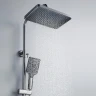 Душевая система Shevanik S4536T цвет Оружейная сталь