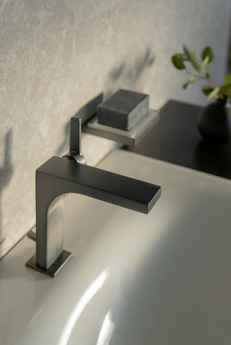 Смеситель для раковины Keuco Edition 11 51102 130000 Хром черный шлифованный латунь