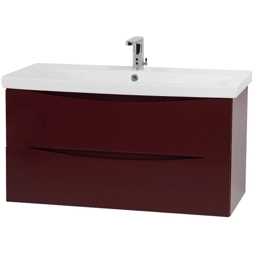 Тумба под раковину BelBagno Marino-Cer 80 MARINO-CER-800-2C-SO-BRDL-P подвесная Bordo Lucido МДФ / ЛДСП