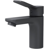 Смеситель для раковины AM.PM X-Joy F85A02122 Черный матовый латунь однорычажный