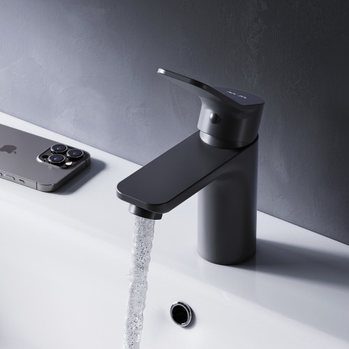 Смеситель для раковины AM.PM X-Joy F85A02122 Черный матовый латунь