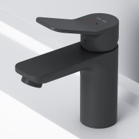Смеситель для раковины AM.PM X-Joy F85A02122 Черный матовый латунь