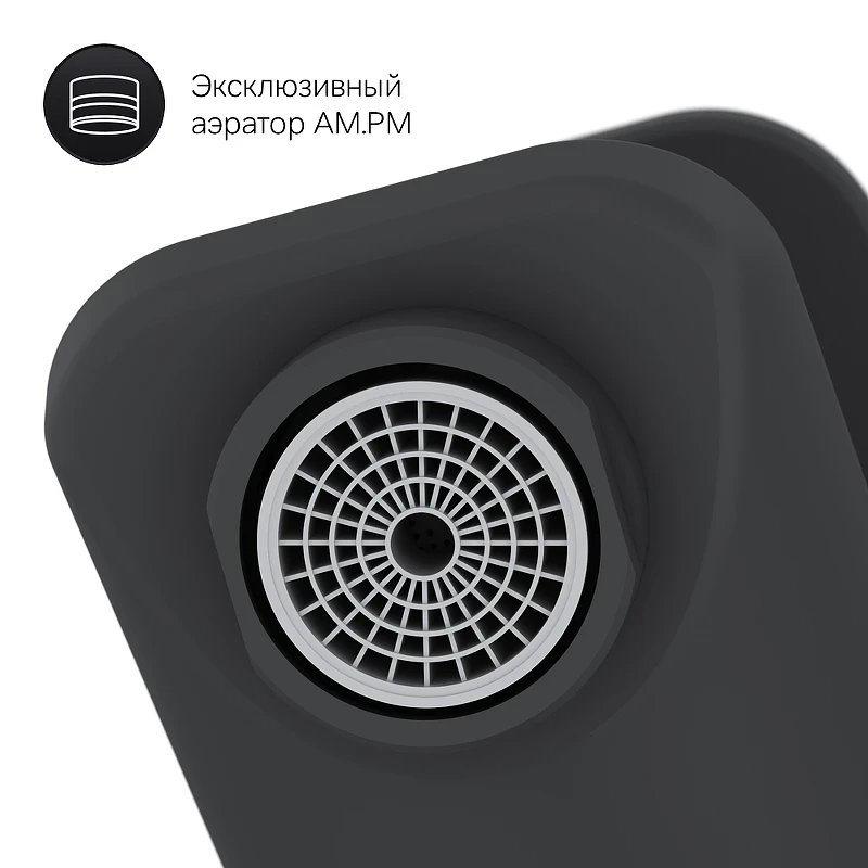 Смеситель для раковины AM.PM X-Joy F85A02122 Черный матовый латунь