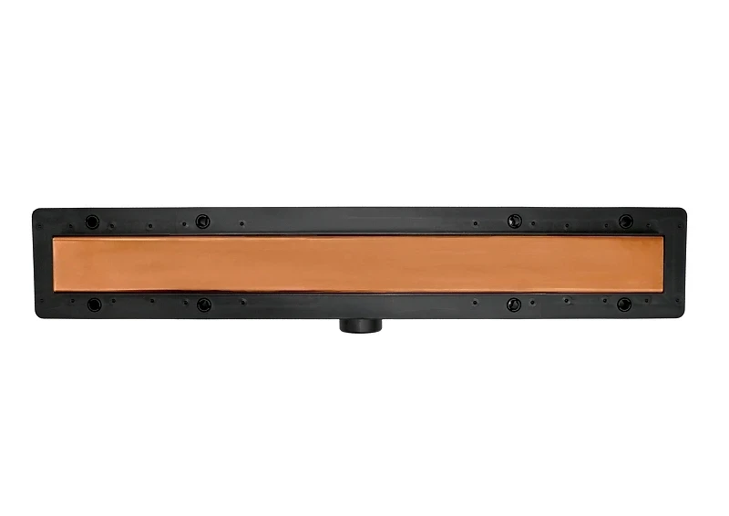 Душевой лоток PlastBrno DESIGN 4 91 SZA985R с решеткой цвет Матовое розовое золото