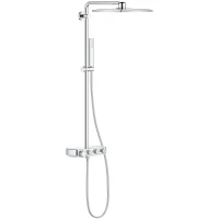 Душевая система Grohe Euphoria 26508000 с термостатом Хром латунь на стену