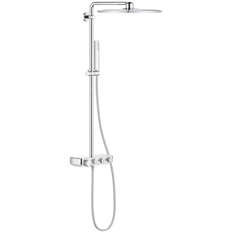 Душевая система Grohe Euphoria 26508000 с термостатом Хром латунь на стену