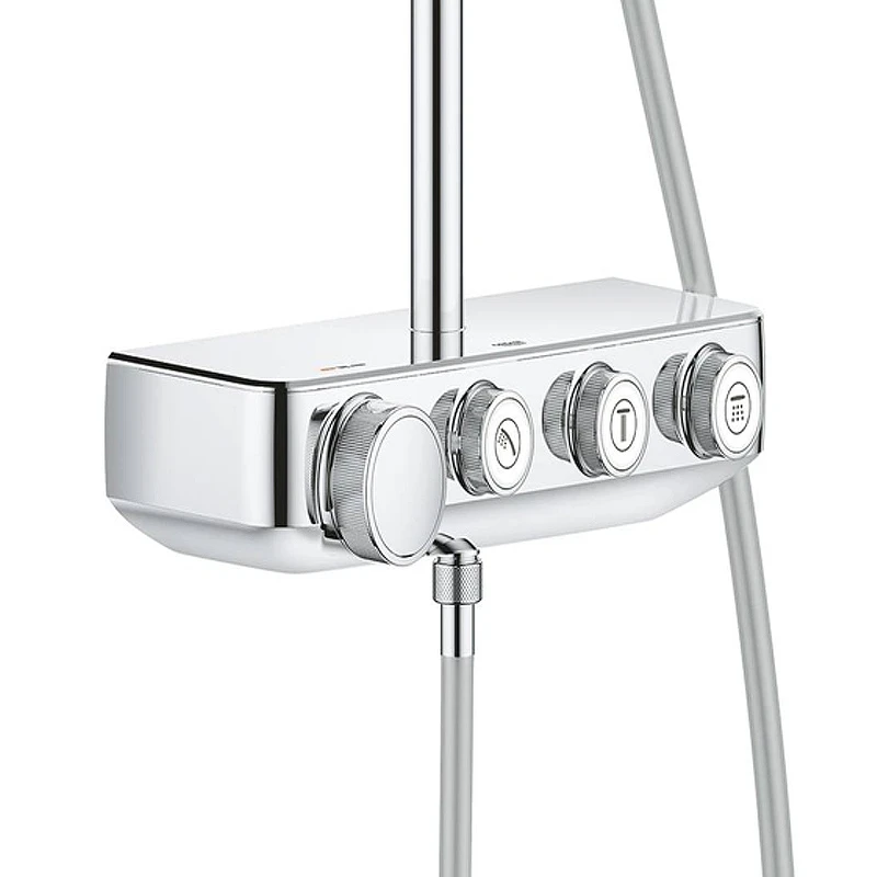 Душевая система Grohe Euphoria 26508000 с термостатом Хром латунь на стену