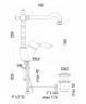 Смеситель для раковины Fiore Imperiale 83CR2245