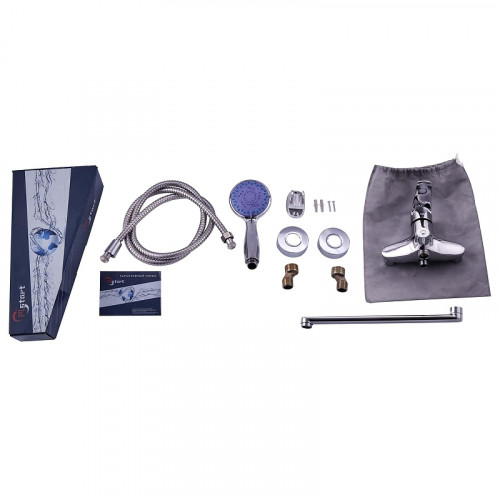 Смеситель для ванны Plstart PD22001 универсальный цвет Хром