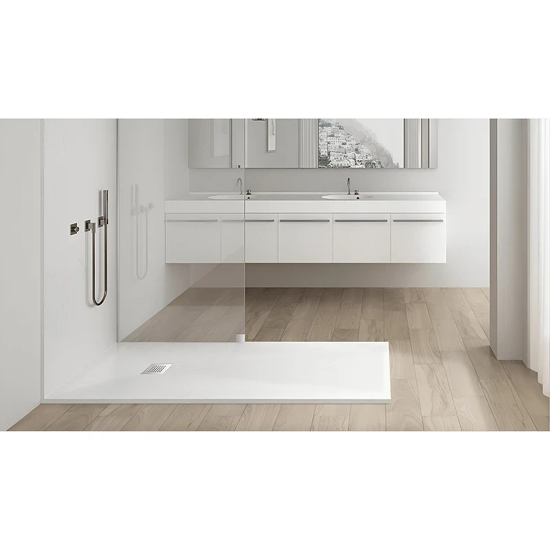 Душевой поддон из искусственного камня RGW Stone Tray 80x120 14152812-01-11 цвет Белый