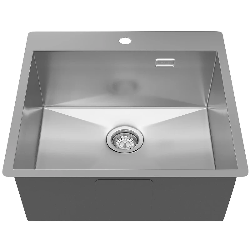 Кухонная мойка Reflexion Iseo 50 RX2250SS цвет Полированная сталь со смесителем Gappo G4099 Нержавеющая сталь