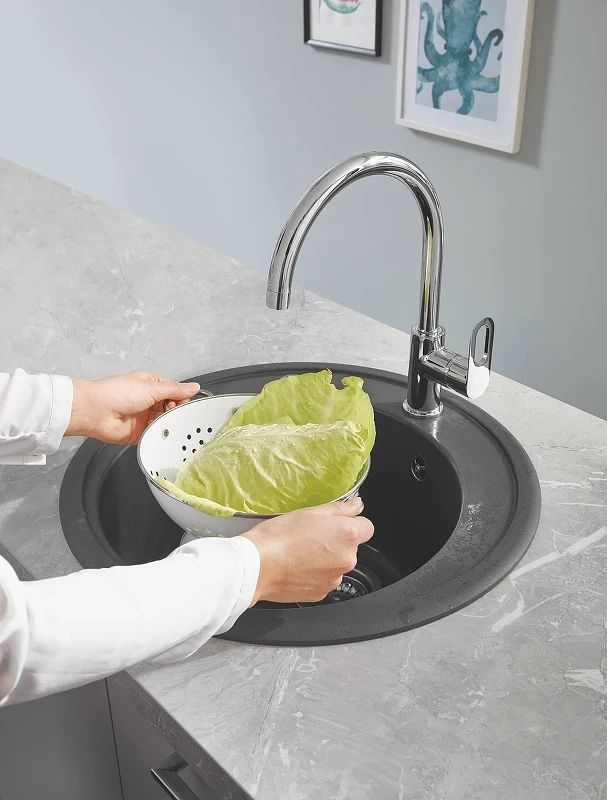 Кухонная мойка Grohe K200 51 31656AT0 Серый гранит искусственный камень (литьевой мрамор) встраиваемый