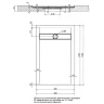 Душевой поддон из искусственного камня Aquanet Delight 140x90 256309 Белый