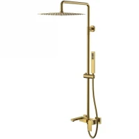 Душевая система Boheme Qubic 478-BR Бронза латунь на стену