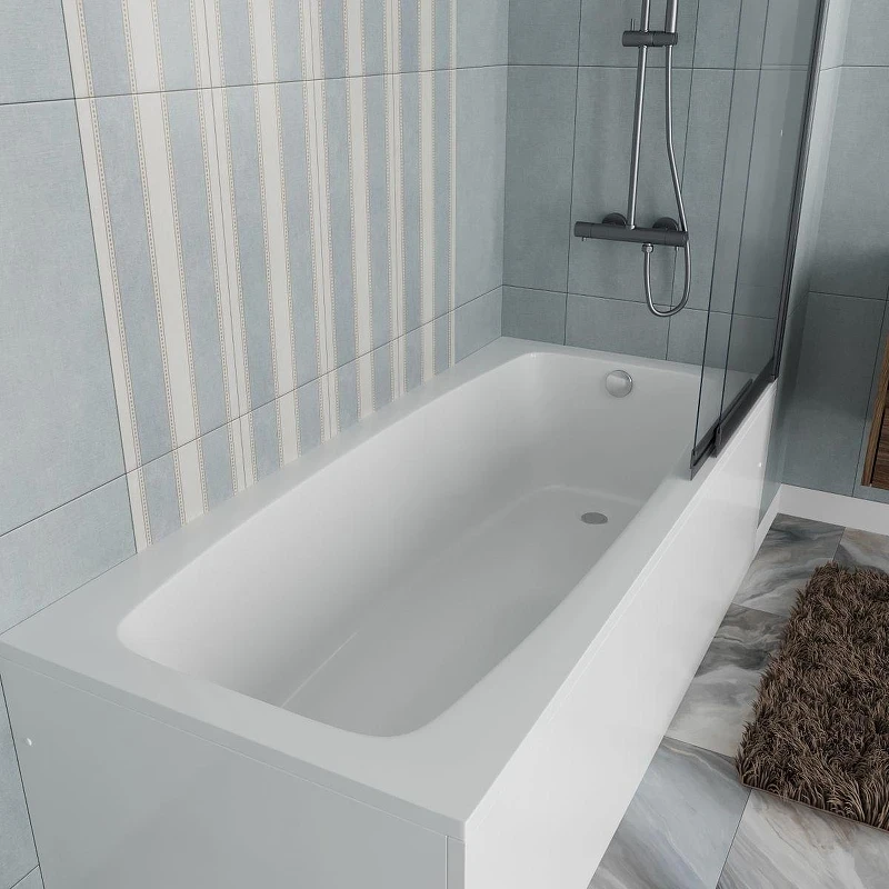 Акриловая ванна Vincea 180х80 VBT-2S180-FR цвет Белый