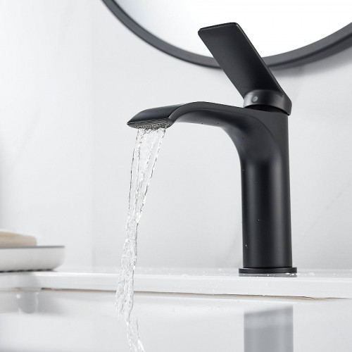 Смеситель для раковины Shevanik S4101H цвет Черный