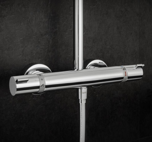 Душевая система Hansgrohe Croma 27185000 с термостатом Хром нержавеющая сталь на стену