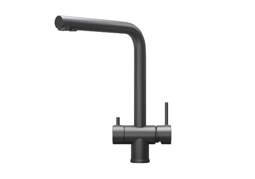 Смеситель для кухни Granula Kitchen Space 7011 цвет Графит матовый