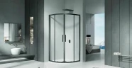 Душевой уголок Good Door Cofe R-90-C-B 90x90 КФ00002 профиль Черный стекло прозрачное