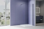 Душевая перегородка Aquatek Walk In 100 AQ.WI.100.1BL профиль Черный матовый стекло прозрачное