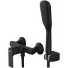 Смеситель для душа Lemark Ursus LM7203BL Черный матовый латунь на стену