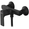 Смеситель для душа Lemark Ursus LM7203BL Черный матовый латунь на стену