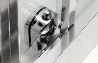 Душевой уголок BelBagno Due 100х80 DUE-RH-2-100/80-C-Cr профиль Хром стекло прозрачное