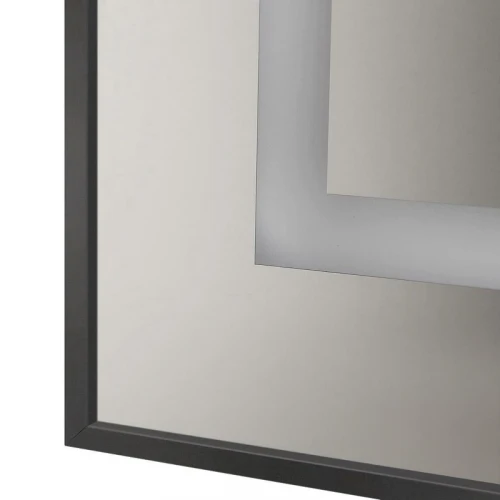 Зеркало BelBagno Kraft 55 SPC-KRAFT-555-1700-TCH-PIA-NERO с подсветкой цвет Черный с сенсорным выключателем