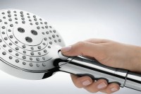 Душевая система Hansgrohe Raindance Select S Showerpipe 27633670 с термостатом Черная матовая латунь на стену