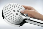 Душевая система Hansgrohe Raindance Select S Showerpipe 27633670 с термостатом Черная матовая латунь на стену