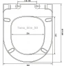 Комплект унитаза с инсталляцией Berges Novum D5 047235 с сиденьем Микролифт и Черной SoftTouch клавишей смыва фарфор подвесной