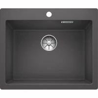 Кухонная мойка Blanco Pleon 6 521679 Темная скала искусственный камень (литьевой мрамор) встраиваемый