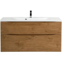Тумба под раковину BelBagno Marino-H60 110 MARINO-H60-1100-2C-SO-RN-P подвесная Rovere Nature МДФ / ЛДСП