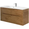 Тумба под раковину BelBagno Marino-H60 110 MARINO-H60-1100-2C-SO-RN-P подвесная Rovere Nature МДФ / ЛДСП