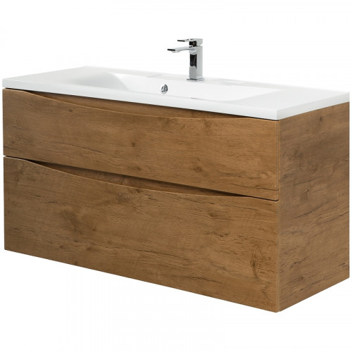 Тумба под раковину BelBagno Marino-H60 110 MARINO-H60-1100-2C-SO-RN-P подвесная Rovere Nature МДФ / ЛДСП