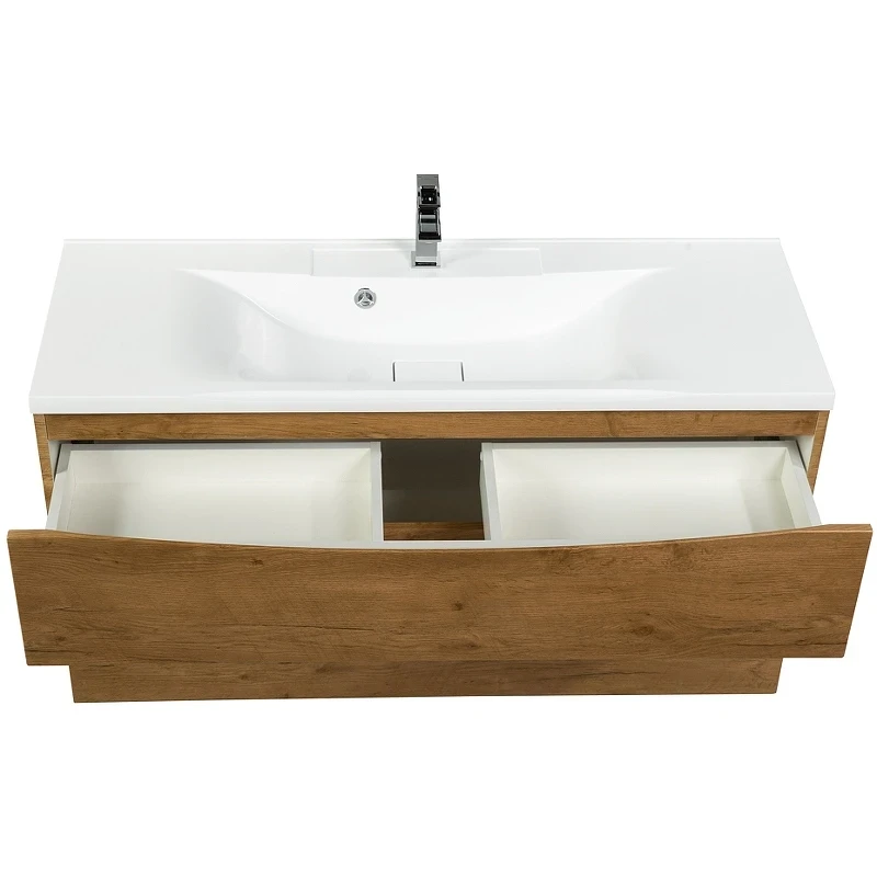Тумба под раковину BelBagno Marino-H60 110 MARINO-H60-1100-2C-SO-RN-P подвесная Rovere Nature МДФ / ЛДСП