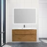 Тумба под раковину BelBagno Marino-H60 110 MARINO-H60-1100-2C-SO-RN-P подвесная Rovere Nature МДФ / ЛДСП
