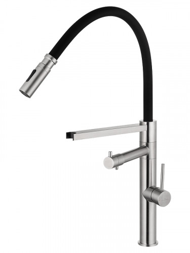 Смеситель для кухни Wonzon & Woghand WW-88458007-BN цвет Брашированный никель