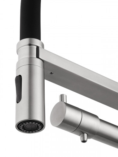 Смеситель для кухни Wonzon & Woghand WW-88458007-BN цвет Брашированный никель