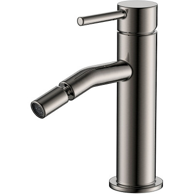 Смеситель для биде AQUAme Siena AQM6216GM Оружейный металл латунь