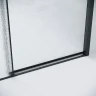 Душевой уголок Grossman Style 130x100 L 120.K33.05.1310.21.02 профиль Черный матовый стекло шиншилла