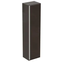 Шкаф пенал Ideal Standard Connect Air 40 E0832VY подвесной цвет Matt Dark Brown + Matt White (Темно-коричневый матовый + Белый матовый)