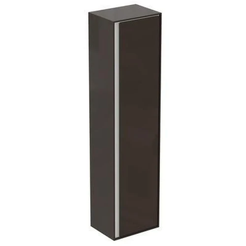 Шкаф пенал Ideal Standard Connect Air 40 E0832VY подвесной цвет Matt Dark Brown + Matt White (Темно-коричневый матовый + Белый матовый)