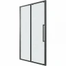 Душевая дверь Grossman Cosmo 110 100.K33.02.110.21.02 профиль Черный матовый стекло шиншилла