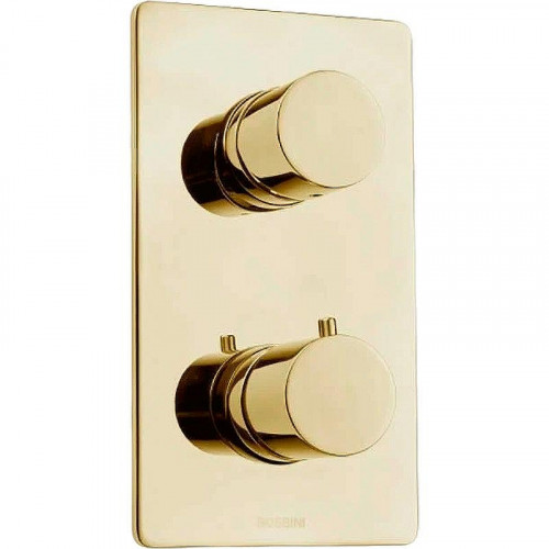 Смеситель для душа Bossini Oki Z00002.043 с термостатом Сатинированное золото