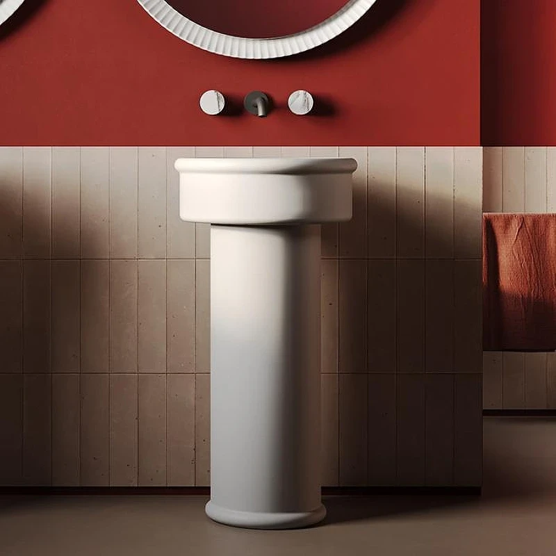 Раковина накладная Artceram Brera 43 BRL001 05 00 цвет Белый матовый