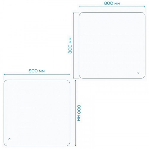 Зеркало Maretti Florenza 80 FL148080P34EL с подсветкой с сенсорным выключателем и диммером